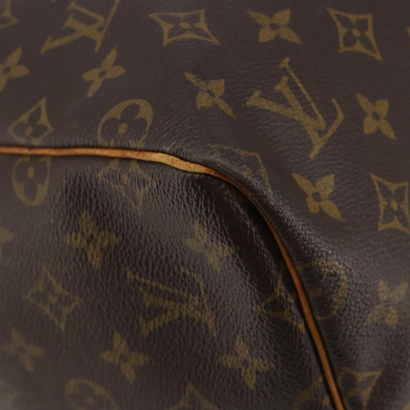 LOUIS VUITTON Monogram Keepall 55 Boston Bag M41424 LV Auth ka4967