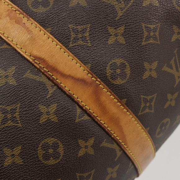 LOUIS VUITTON Monogram Keepall 55 Boston Bag M41424 LV Auth ka4967