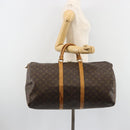 LOUIS VUITTON Monogram Keepall 55 Boston Bag M41424 LV Auth ka4967-22