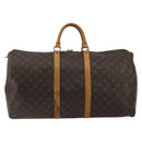 LOUIS VUITTON Monogram Keepall 55 Boston Bag M41424 LV Auth ka4967-13