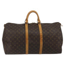 LOUIS VUITTON Monogram Keepall 55 Boston Bag M41424 LV Auth ka4967-2