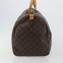 LOUIS VUITTON Monogram Keepall 55 Boston Bag M41424 LV Auth ka4967-3