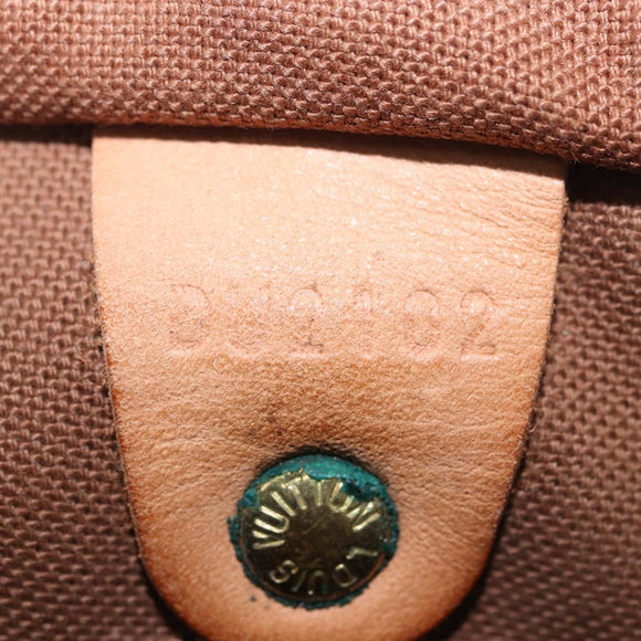 LOUIS VUITTON Monogram Speedy Bandouliere 35 Hand Bag M41111 LV Auth ka4968