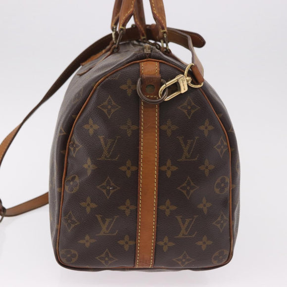 LOUIS VUITTON Monogram Speedy Bandouliere 35 Hand Bag M41111 LV Auth ka4968