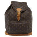 LOUIS VUITTON Monogram Montsouris GM Backpack M51135 LV Auth ka4969-13