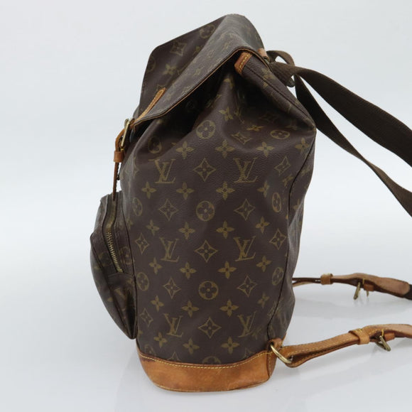LOUIS VUITTON Monogram Montsouris GM Backpack M51135 LV Auth ka4969
