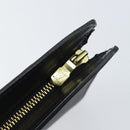 LOUIS VUITTON Epi Pochette Homme Clutch Bag Black M52522 LV Auth ka497-8