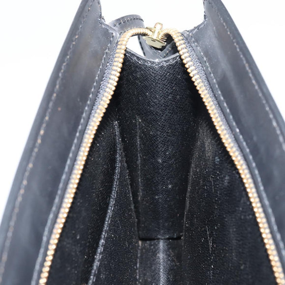 LOUIS VUITTON Epi Pochette Homme Clutch Bag Black M52522 LV Auth ka497