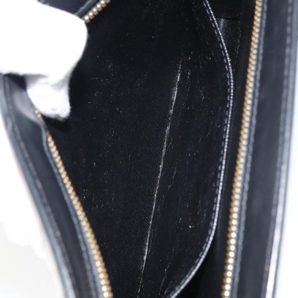 LOUIS VUITTON Epi Pochette Homme Clutch Bag Black M52522 LV Auth ka497