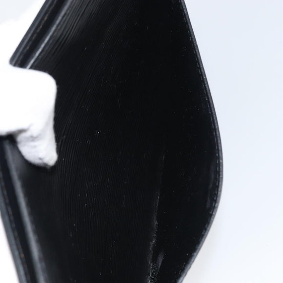 LOUIS VUITTON Epi Pochette Homme Clutch Bag Black M52522 LV Auth ka497