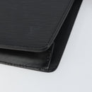 LOUIS VUITTON Epi Pochette Homme Clutch Bag Black M52522 LV Auth ka497-7