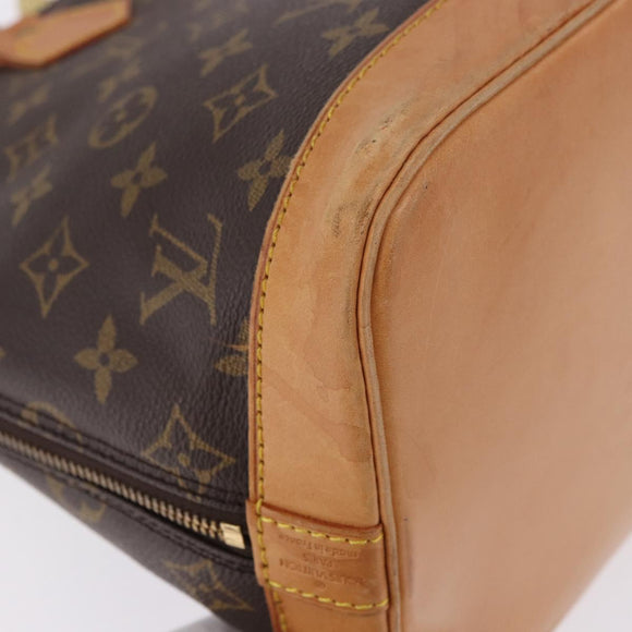 LOUIS VUITTON Monogram Alma Hand Bag M51130 LV Auth ka4971