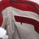 BURBERRY Nova Check Tote Bag Canvas Beige Silver Auth ka4974A-22
