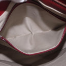 BURBERRY Nova Check Tote Bag Canvas Beige Silver Auth ka4974A-23