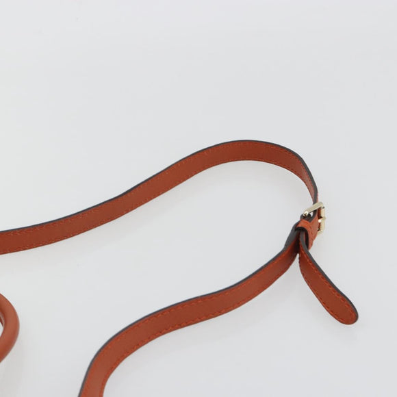 GUCCI GG Canvas Guccissima Hand Bag Leather 2way Orange Gold 247902 Auth ka4975A