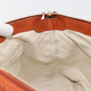 GUCCI GG Canvas Guccissima Hand Bag Leather 2way Orange Gold 247902 Auth ka4975A-20