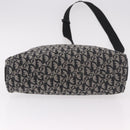 Christian Dior Trotter Canvas Shoulder Bag Navy Silver Auth ka4978-6