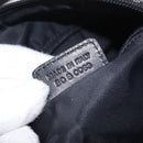 Christian Dior Trotter Canvas Shoulder Bag Navy Silver Auth ka4978-12