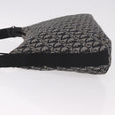Christian Dior Trotter Canvas Shoulder Bag Navy Silver Auth ka4978-5