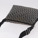 Christian Dior Trotter Canvas Shoulder Bag Navy Silver Auth ka4978-7