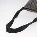 Christian Dior Trotter Canvas Shoulder Bag Navy Silver Auth ka4978-8