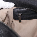 Salvatore Ferragamo Hand Bag Leather Black Silver Auth ka4979-20