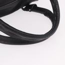 Salvatore Ferragamo Hand Bag Leather Black Silver Auth ka4979-7