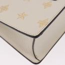 GUCCI Silvi Sherry Line Shoulder Bag Leather Ivory Gold 524405 Auth ka4983M-12