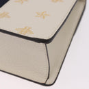 GUCCI Silvi Sherry Line Shoulder Bag Leather Ivory Gold 524405 Auth ka4983M-13