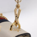 GUCCI Silvi Sherry Line Shoulder Bag Leather Ivory Gold 524405 Auth ka4983M-14