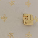 GUCCI Silvi Sherry Line Shoulder Bag Leather Ivory Gold 524405 Auth ka4983M-17