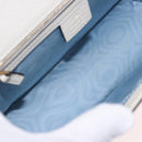 GUCCI Silvi Sherry Line Shoulder Bag Leather Ivory Gold 524405 Auth ka4983M-19