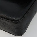 CHANEL Chain Shoulder Bag Caviar Skin Black Gold CC Auth ka4989V-14