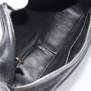 CHANEL Chain Shoulder Bag Caviar Skin Black Gold CC Auth ka4989V-10
