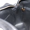 CHANEL Chain Shoulder Bag Caviar Skin Black Gold CC Auth ka4989V-20