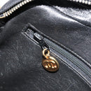 CHANEL Chain Shoulder Bag Caviar Skin Black Gold CC Auth ka4989V-21