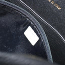 CHANEL Chain Shoulder Bag Caviar Skin Black Gold CC Auth ka4989V-11