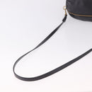 LOEWE Anagram Shoulder Bag Leather Navy Gold Auth ka4992A-7