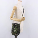 Miu Miu Hand Bag Canvas 2way Green Gold Auth ka4993A-25
