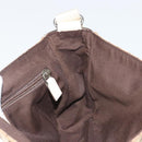 GUCCI GG Canvas Shoulder Bag Beige Silver 145858 Auth ka4994A-18