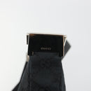 GUCCI GG Canvas Shoulder Bag Black Silver 019 0433 3444 Auth ka4995-15