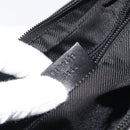 GUCCI GG Canvas Shoulder Bag Black Silver 019 0433 3444 Auth ka4995-24