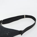 GUCCI GG Canvas Shoulder Bag Black Silver 019 0433 3444 Auth ka4995-9