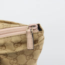 GUCCI GG Canvas Sherry Line Tote Bag Beige 131233 Auth ka4996A-10