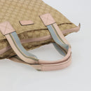 GUCCI GG Canvas Sherry Line Tote Bag Beige 131233 Auth ka4996A-7