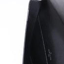 LOUIS VUITTON Epi Porte Documents Senatur Briefcase Black M54452 LV Auth ka4997-19