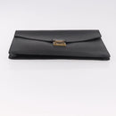 LOUIS VUITTON Epi Porte Documents Senatur Briefcase Black M54452 LV Auth ka4997-6