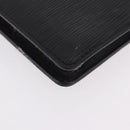 LOUIS VUITTON Epi Porte Documents Senatur Briefcase Black M54452 LV Auth ka4997-7