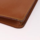 LOUIS VUITTON Epi Porte Documents Senatur Zipangu Gold M54456 LV Auth ka4998-9