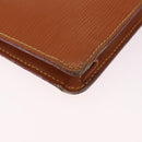 LOUIS VUITTON Epi Porte Documents Senatur Zipangu Gold M54456 LV Auth ka4998-15